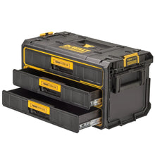 Load image into Gallery viewer, DEWALT DWST08330 ToughSystem 2.0 Tool Case - 3-Drawer Heavy-Duty Storage Box with Quick-Close Ball-Bearing Slides
