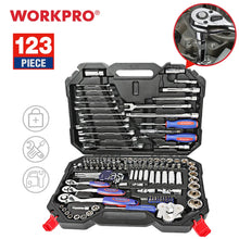 Load image into Gallery viewer, 123PC Auto Repair Tool Set - Comprehensive Multi-Function Mechanical Kit with Ratchet Spanner, Wrench, and Socket
