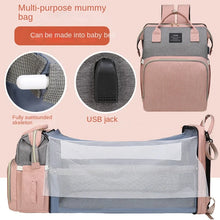 Load image into Gallery viewer, Multi-Functional Diaper Bag for Parents - Spacious Travel Tote with Adjustable Compartments and Stylish Design - Perfect for Traveling with Baby, Water-Resistant and Durablevol
